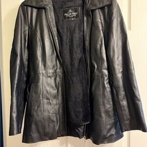 Women's Black Leather Jacket